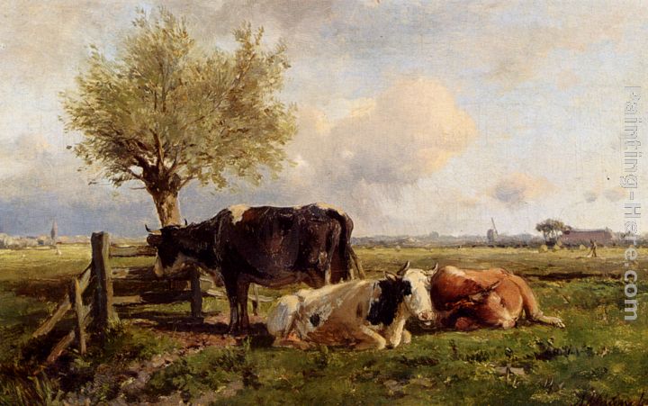 Anton Mauve Resting Cows